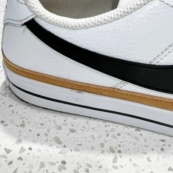 Nike Court Legacy Nature Shoes White Tan Black Women’s 8 athletic sneakers - Picture 9 of 14